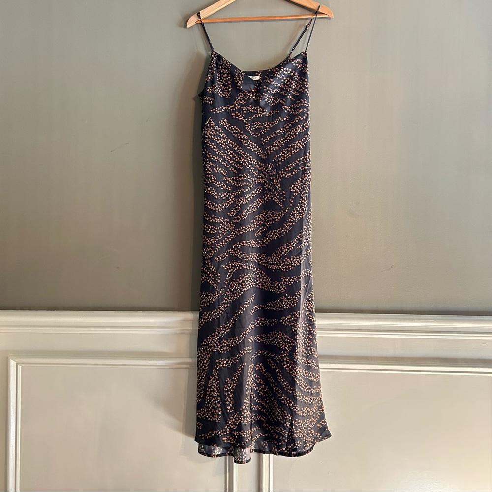 NWT Z Supply Lark Wild Dot Slip Midi Dress, Size XL - Picture 5 of 8